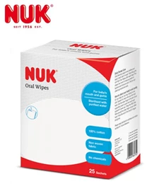 德國Nuk 嬰兒口腔清潔棉(25片裝)