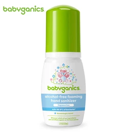 美國BabyGanics 無酒精嬰幼兒消毒搓手液 輕便裝 50ML