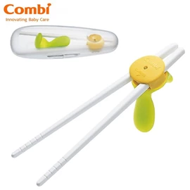 日本Combi Baby Label 筷子训练器(附收纳盒)-绿色