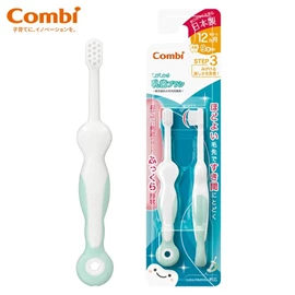日本Combi Teteo 婴儿牙刷-Step 3 两支装