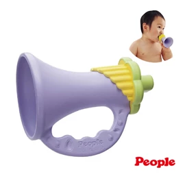 日本People 彩色喇叭型婴儿牙胶 (米原料,完全不含涂料)