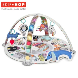 美国Skip Hop Vibrant Village 缤纷村庄亮灯音乐活动地垫