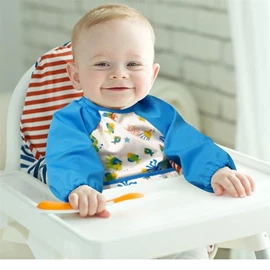 Parents League 长袖防水围兜