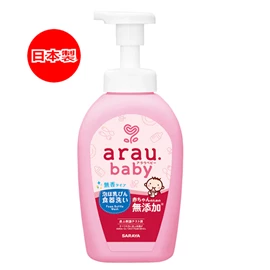 日本ARAU 雅樂寶 奶瓶清潔泡泡/ 泵裝 500ml