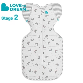 澳洲Love to Dream 蝶型嬰兒包巾(第2階)-棉 1.0 TOG