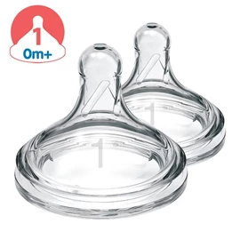 美國Dr. Brown's Options+ 仿母乳矽膠奶咀(兩個裝);;0M+