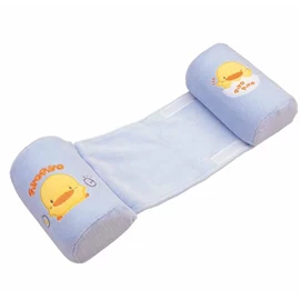 台灣黃色小鴨 嬰兒安全側睡枕/ 藍色