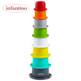 美國infantino 啟智彩虹疊疊杯
