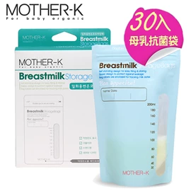 韓國Mother-K 溫感母乳抗菌袋-200ml 30個裝