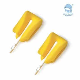 台灣KuKu Duck 360度可替換海綿奶瓶刷-替換補充包2入