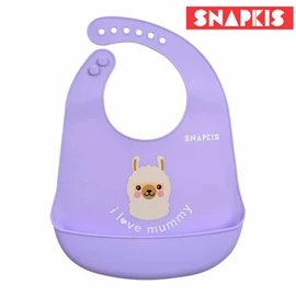 Snapkis Oh-So-Soft 柔軟食物級矽膠圍兜-LLAMA