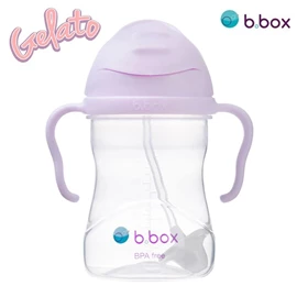 澳洲b.box 防漏吸管學飲杯/ PP 冰淇淋紫 240ml
