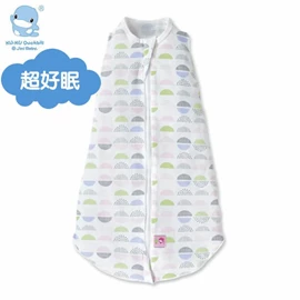 台湾KuKu Duck 超好眠三合一懒人包巾-秋月粉樱