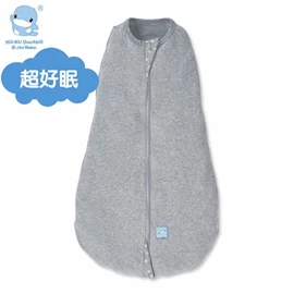 台湾KuKu Duck 超好眠三合一懒人包巾-智慧灰