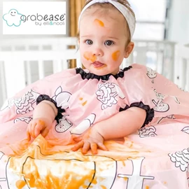 美國grabease 全覆蓋飯衣圍兜-Blush