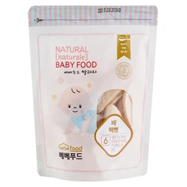 韩国bebefood 婴儿有机米饼-梨味 20g