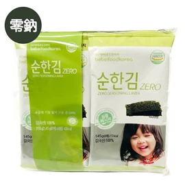 韩国bebefood 婴幼儿零钠紫菜-1.45g X 8包