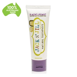 澳洲Jack’n Jill 兒童天然牙膏-黑加侖子 50g