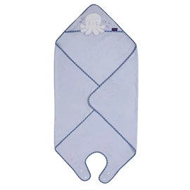 愛爾蘭 Clevamama 超柔軟抗菌竹纖維嬰兒沐浴巾(可掛頸)-八爪魚