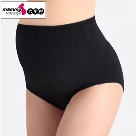 台湾六甲村 高弹性孕妇裤-黑色