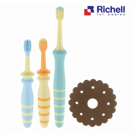 日本Richell TLI 训练型牙刷套装