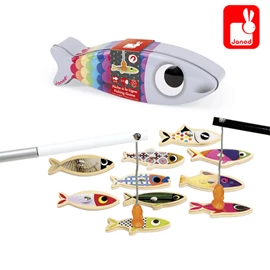 法國Janod 沙丁魚釣魚游戲玩具