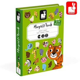 法国Janod 游戏磁铁书-动物