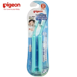 日本Pigeon 嬰幼兒練習牙刷-媽媽代刷 2支裝