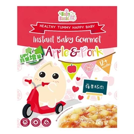 Baby Basic 宝宝百味 即食米米餸 苹果豚肉(150g x 2)