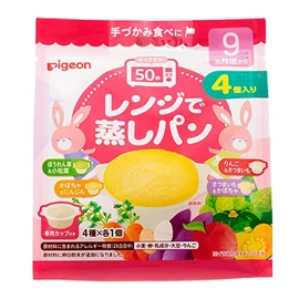 日本Pigeon 蒸蛋糕粉-四种蔬菜口味 21g x 4袋