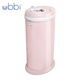 美國Ubbi 防味防臭尿片桶-粉紅