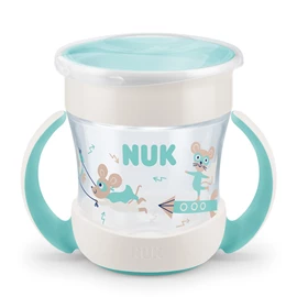 德國Nuk Mini Magic Cup 迷你防漏啜啜魔術杯;160ml 綠色