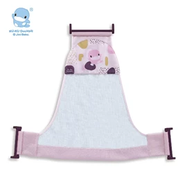 台灣KuKu Duck 成長印記可調式安全沐浴網-粉紅