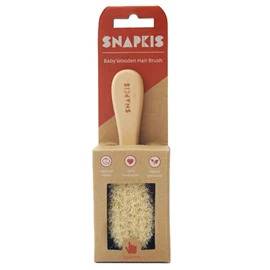 Snapkis 婴儿全天然羊毛木梳