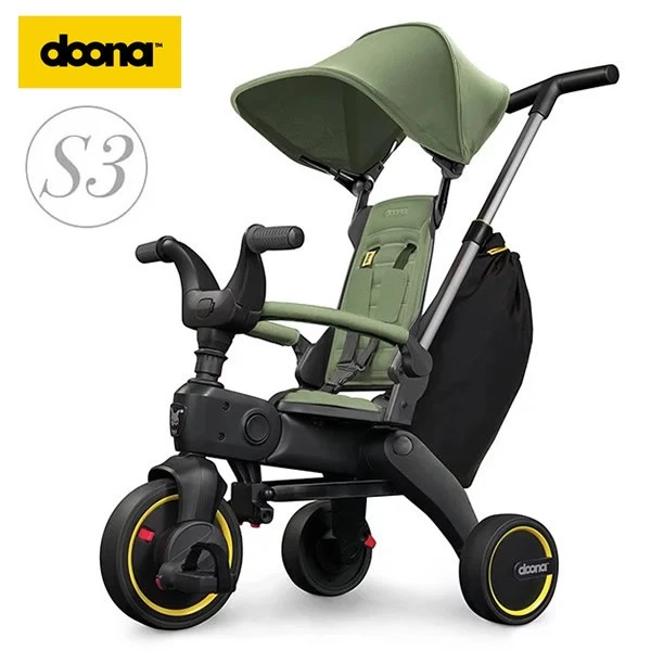 Mama Outlet Doona Liki Trike S3 多功能三輪輕便推車沙漠綠 嬰兒用品 母嬰用品 孕婦用品