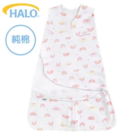 美國Halo Swaddle 二合一嬰兒包被睡袋-純棉 1.5TOG;陽光彩虹