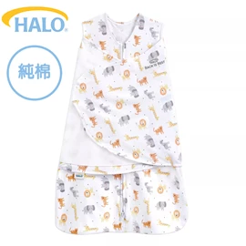 美國Halo Swaddle 二合一嬰兒包被睡袋-純棉 1.5TOG;叢林動物