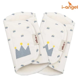 韓國 I-Angel 有機咬咬布-白色皇冠