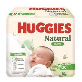 美国Huggies Natural 亲肤纸尿片-初生1码 30片