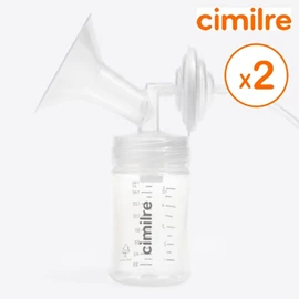 韩国Cimilre 奶泵喇叭套装(连喉管及奶瓶)-双边
