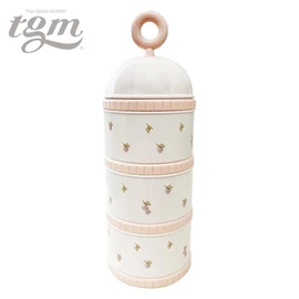 韓國tgm 三層獨立奶粉盒-粉紅