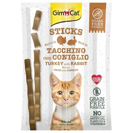 GimCat 無穀物肉條-火雞兔肉 4支裝