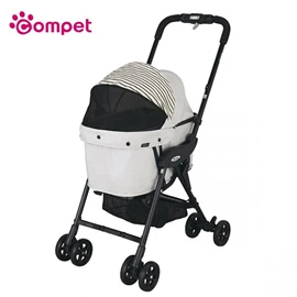 Compet Milimili Lite 小型宠物车-间条白