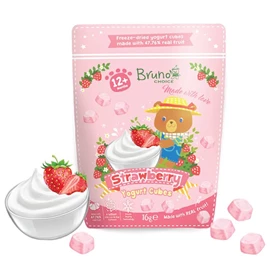 Bruno Choice 小熊寶樂 粒粒乾乳酪-草莓 16g