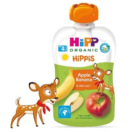 HiPP 喜宝有机果蓉唧唧装-苹果香蕉 100g