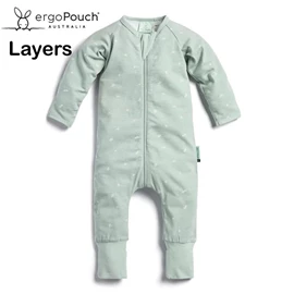 澳洲ergoPouch 长袖连身衣-0.2TOG Sage