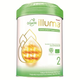 惠氏illuma Organic 有機較大嬰兒配方奶粉;2號(6-12個月) 850g