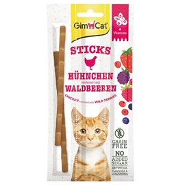GimCat 無穀物肉條-雞肉野莓維他命 3支裝