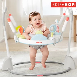 美國Skip Hop 可摺疊活動跳跳椅-夢想雲朵