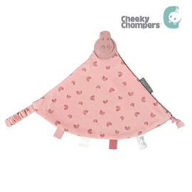 英国Cheeky Chompers 婴儿牙胶安抚巾-彩虹玫瑰